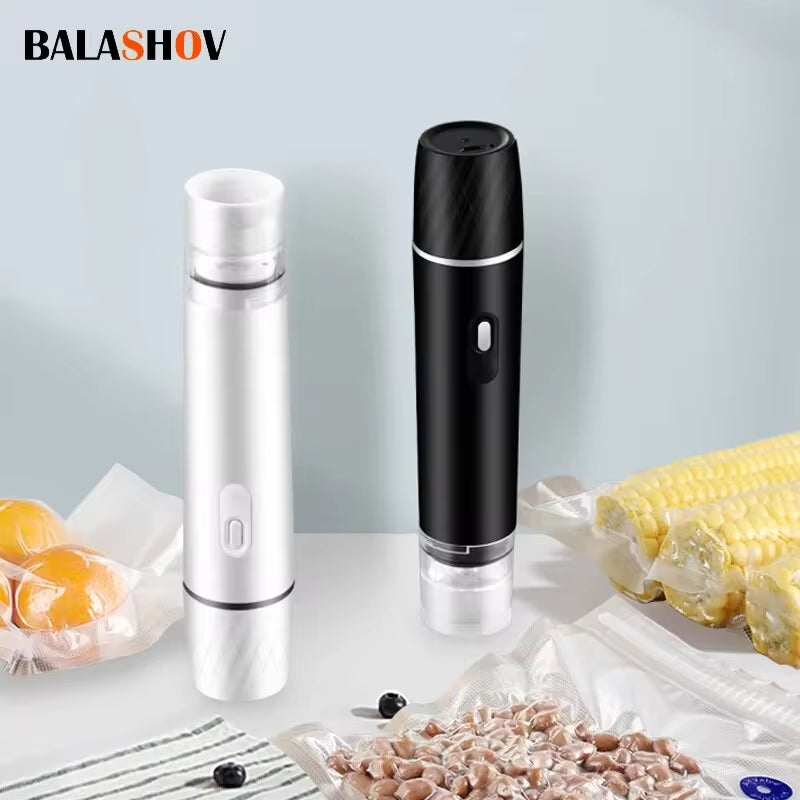 Selladora Al Vacío De Mano Recargable Para Conservar Alimentos