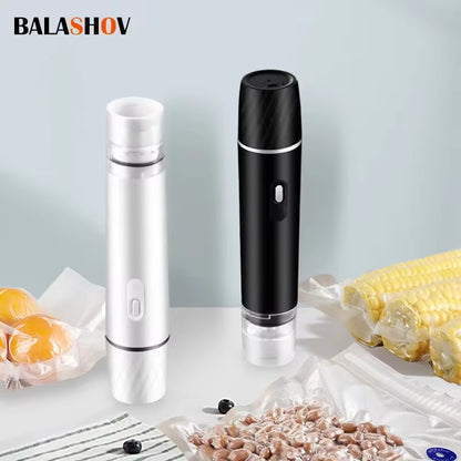 Selladora Al Vacío De Mano Recargable Para Conservar Alimentos